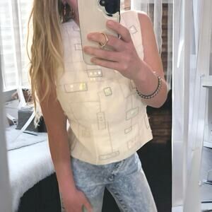 Vintage New Oldstock GANTOS Delicate Blouse XL